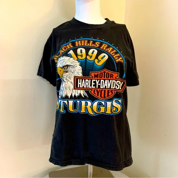 Harley Davidson 1999 Sturgis T-shirt size small - Picture 1 of 3